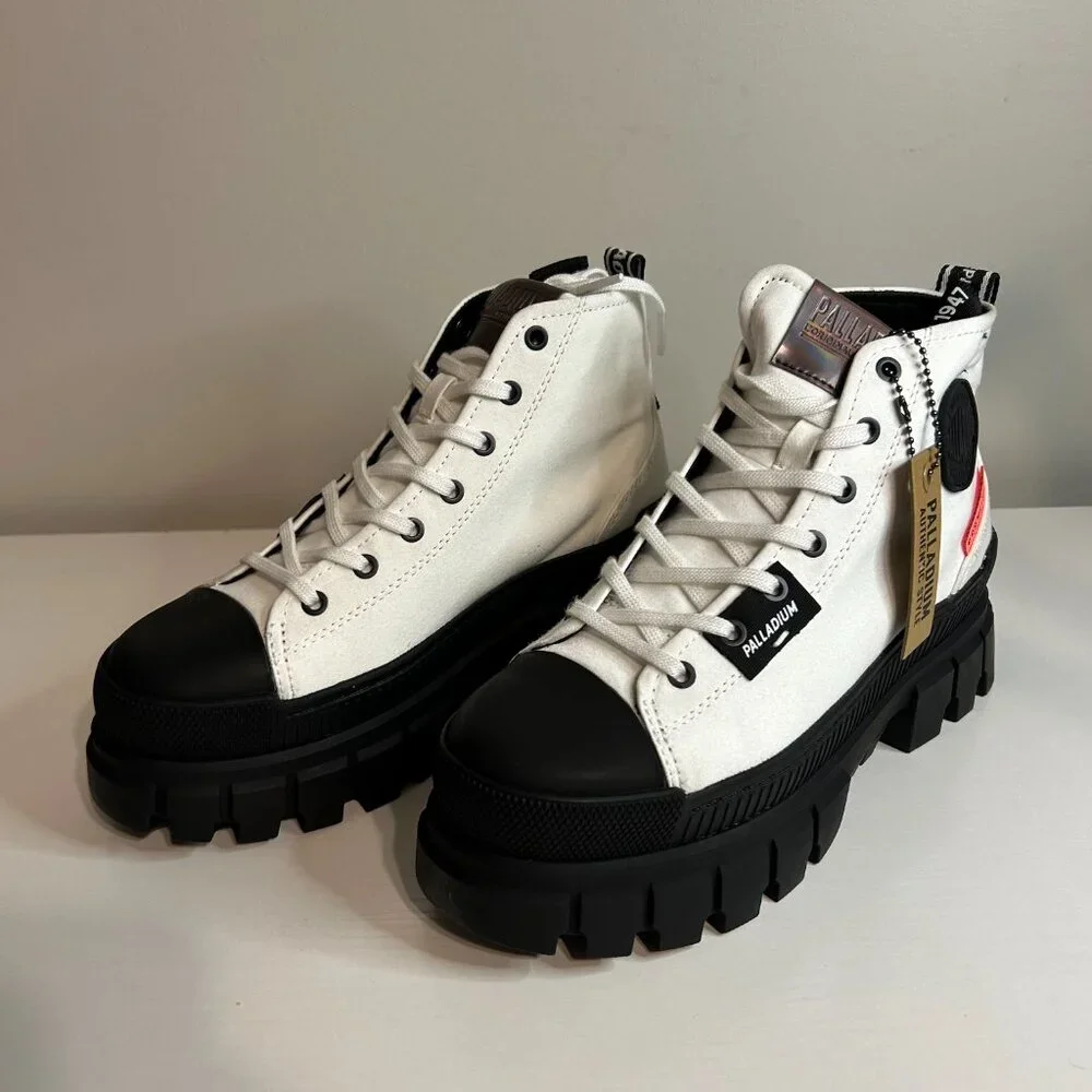 Palladium Women's NWB Revolt Hi TX Platform Boots, 6.5 - Picture 2 of 14